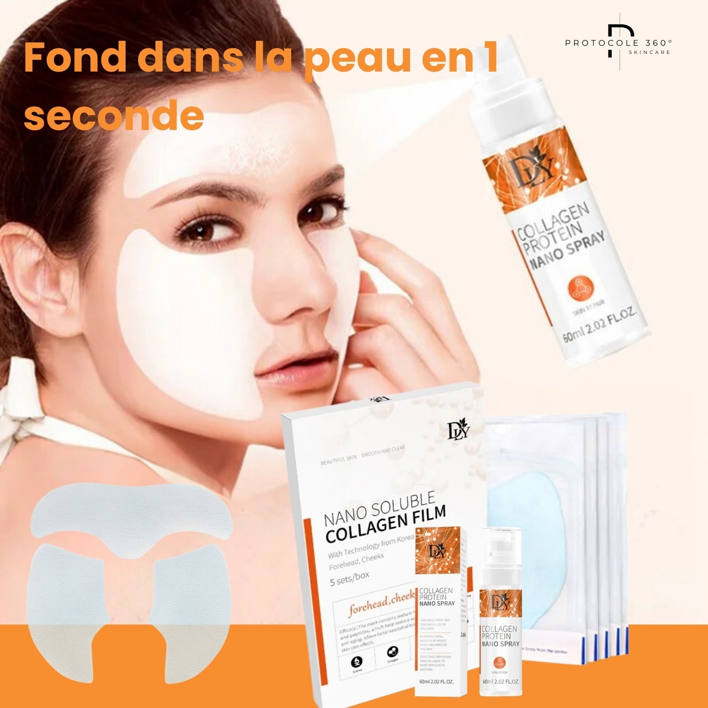 DermaSolu360™ | Patchs Collagène Solubles Coréen Effet Glowy